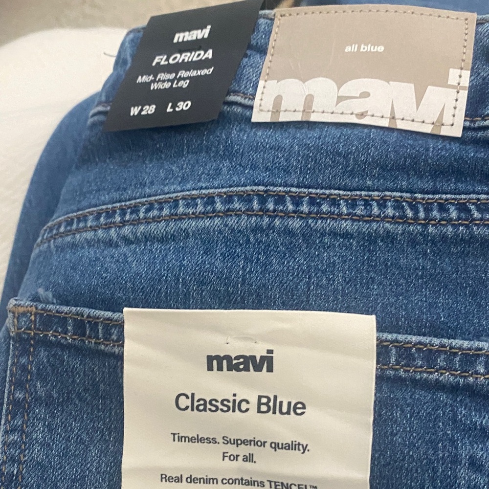 Mavi Florida mid rise relaxed wide leg